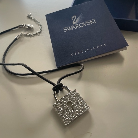 Swarovski Crystal Lock Necklace - Picture 5 of 5